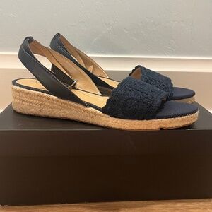 Talbots Pamela Crochet Wedge Sandals